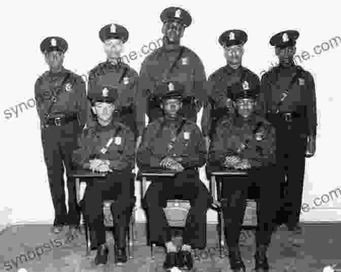 A Black And White Photograph Of A Group Of Police Officers, Wearing Badges And Hats, Standing In A Line, Representing Law Enforcement's Efforts To Combat The Black Hand Syndicate Ohio S Black Hand Syndicate: The Birth Of Organized Crime In America (True Crime)