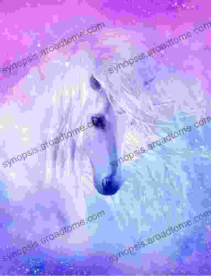 A Close Up Of An Exquisite Oil Painting Depicting A Majestic Unicorn, Its Mane Flowing In The Wind U Is For Unicorn : Zoo Alphabet An Animal Alphabet For Toddlers And Preschool Children