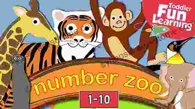 A Colorful And Engaging Cover Of The Book 'Numbers 10 Go To The Zoo', Featuring Friendly Animal Characters Inviting Readers To Join Their Adventure. Numbers 1 10 Go To The Zoo