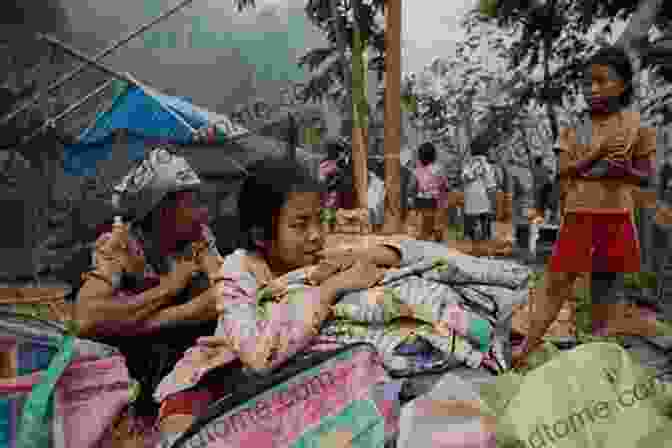 A Family Huddled Together In A Makeshift Shelter At A Refugee Camp In Thailand. Uprooted: A Vietnamese Family S Journey 1935 1975