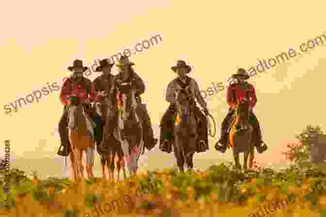 A Group Of Cowboys Riding Through A Vast, Open Landscape Magic Lands: Western Cityscapes And American Culture After 1940