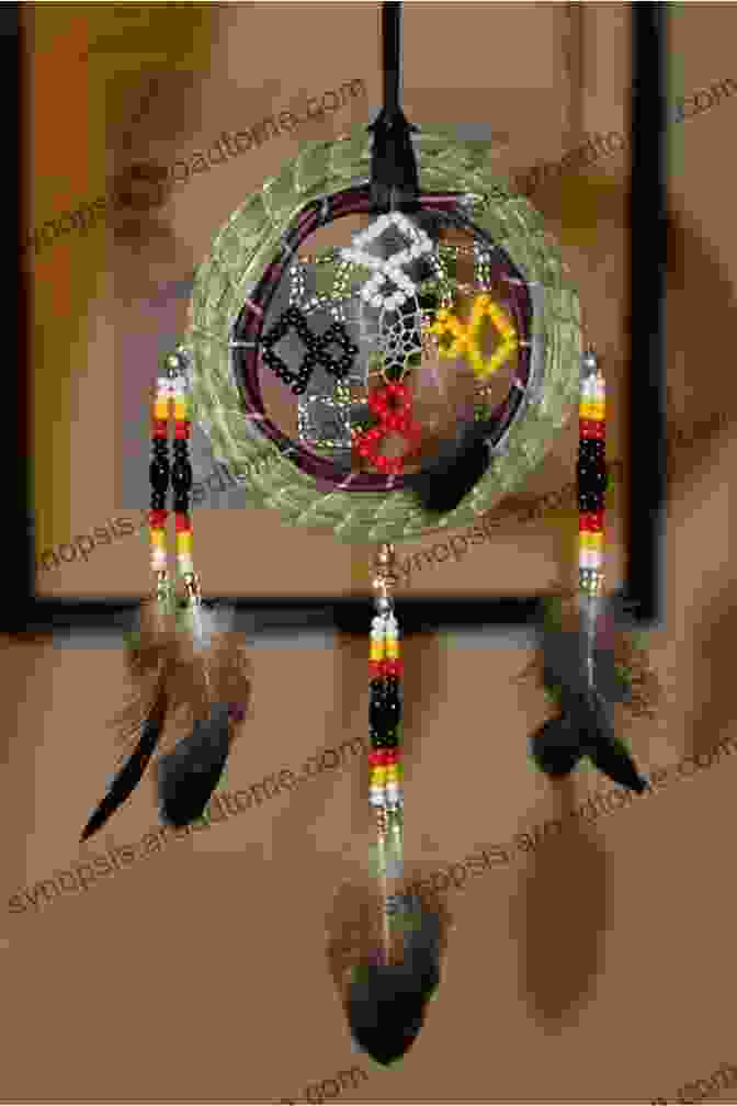 A Native American Dream Catcher With Intricate Beadwork And Feathers The Journey Into The Symbols Of Ancient Truths