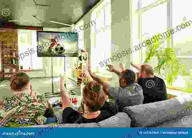 A Photograph Of A Diverse Group Of People Watching A Football Game On Television The Illustrated History Of Football