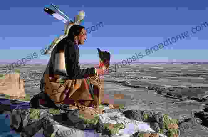 A Serene Scene Of A Lakota Elder Offering Guidance And Comfort Way Of Wakan: Reflections On Lakota Spirituality And Grief