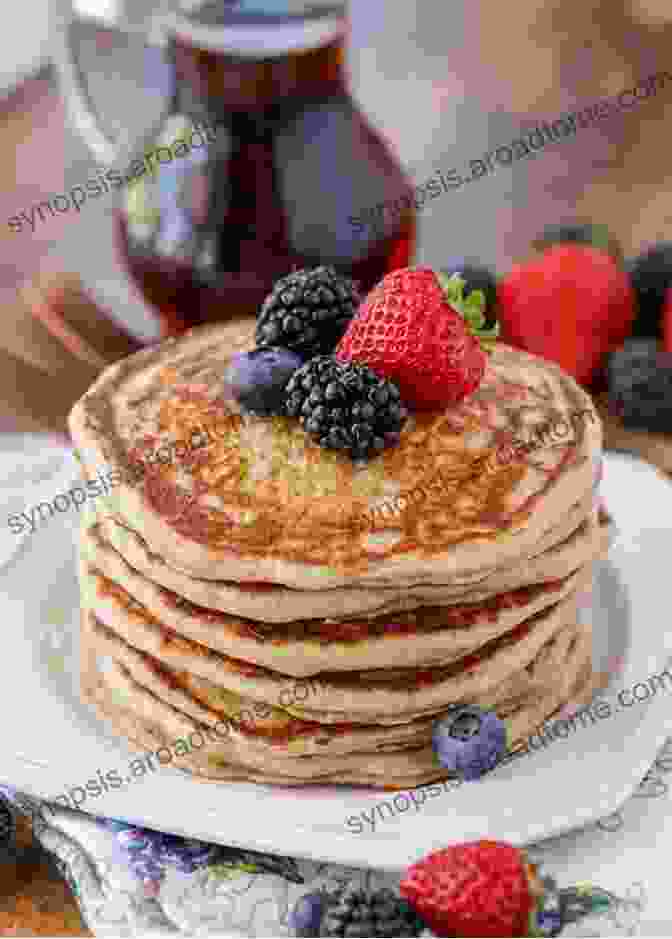 A Stack Of Fluffy Whole Wheat Pancakes Topped With A Vibrant Fruit Compote, Garnished With Mint COOKING YUMMY RECIPES FOR RAMADAN: 9 Simple RAMADAN Recipes To Entertain Your Friends And Family This Season And Beyond