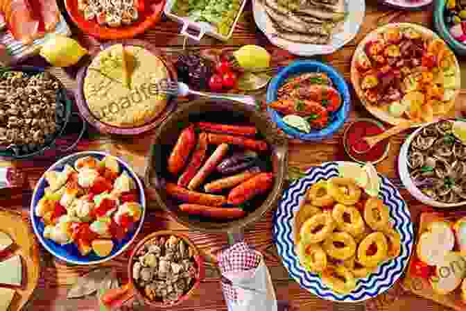 A Table Filled With Various Tapas Dishes Spanish Cooking: Tapas As A Conqueror Of The Spanish Cuisine: Traditional Tapas