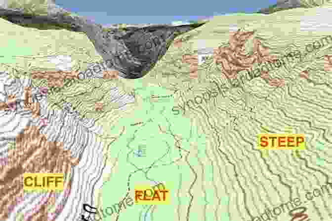 A Topographic Map Showing Elevation And Terrain Features Map Skills Dee Wallace