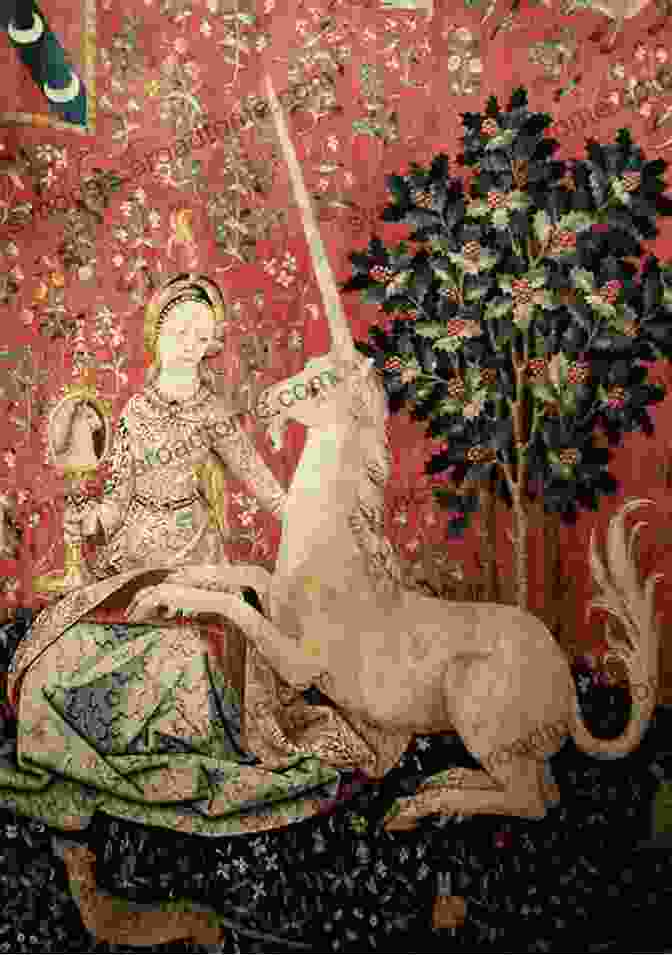 A Vibrant Medieval Tapestry Depicting A Unicorn Surrounded By Fantastical Creatures And Lush Foliage U Is For Unicorn : Zoo Alphabet An Animal Alphabet For Toddlers And Preschool Children