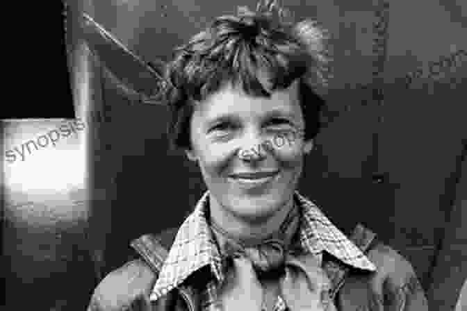 Amelia Earhart, A Woman With Short Hair And A Determined Expression, Looking Into The Distance Three Eight Charlie: 1st Woman To Fly Solo Around The World