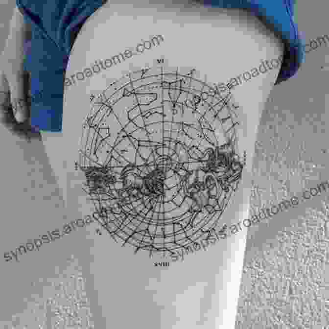 An Intricate Northern Hemisphere Body Art Tattoo Featuring Celestial Motifs And Symbolic Patterns Northern Hemisphere Body Art/ Tattoos Vol 2