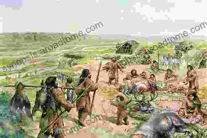 Archaeological Site Of A Prehistoric Human Settlement Located Near An Ancient Riverbed. Prehistoric Rivers Storm Dunlop