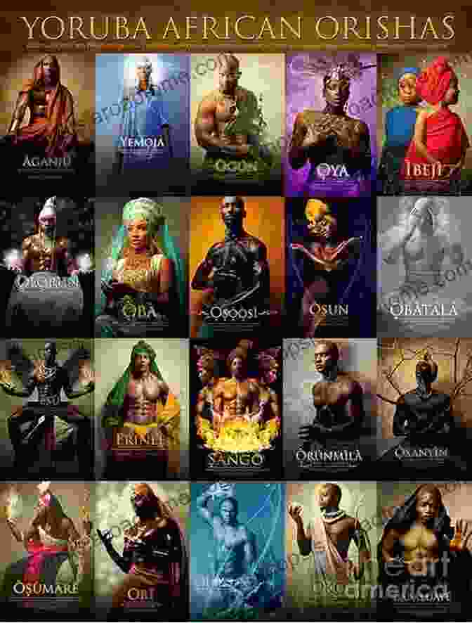 Artwork Depicting Various African Gods And Goddesses A Dictionary Of African Mythology: The Mythmaker As Storyteller