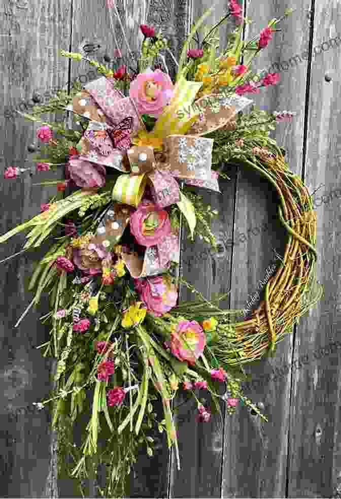 Beautiful Wreaths Book封面图片，Featuring Stunning Floral Arrangements And Intricate Designs On Various Wreath Forms. Beautiful Wreaths: 40 Handmade Creations Throughout The Year