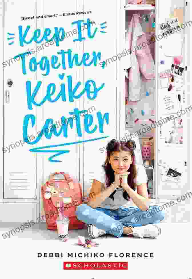 Book Cover Of Keep It Together, Keiko Carter, Featuring A Vibrant Abstract Illustration Of A Young Woman Keep It Together Keiko Carter