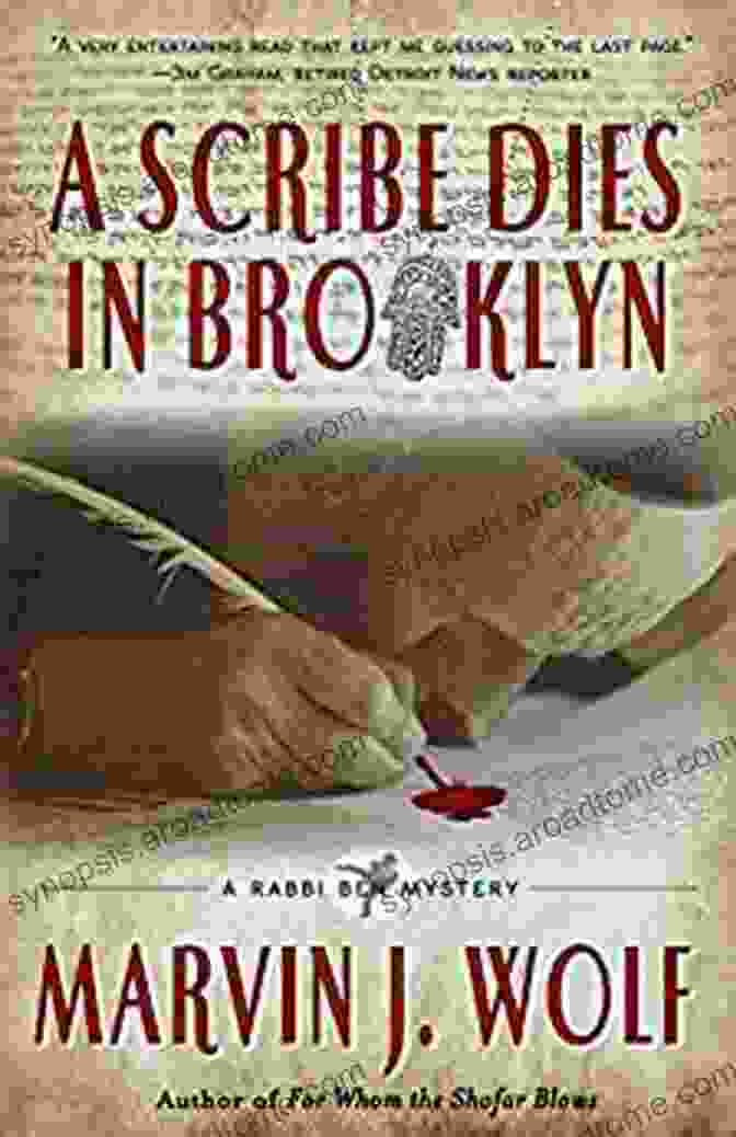 Book Cover Of Scribe Dies In Brooklyn Rabbi Ben Mystery Featuring A Man In A Hat Standing In Front Of A Brick Building A Scribe Dies In Brooklyn (A Rabbi Ben Mystery 2)