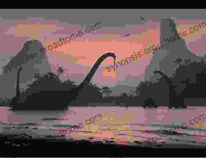 Illustration Of The Jurassic Period Landscape, With A Towering Diplodocus In The Foreground Let S Learn Dinosaurs: Fact In Your Fingertips The Encyclopedia For Kids About Dinosaurs