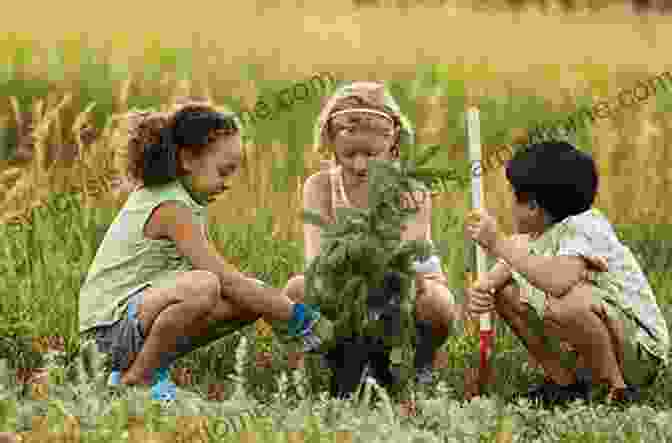 Kids Planting Trees As Part Of An Environmental Conservation Initiative Kids Can Help The Environment