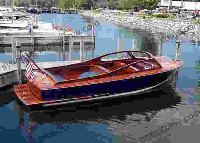 Restored Wooden Runabout Gleaming In The Sunlight, Showcasing The Transformative Power Of Restoration The Complete Wooden Runabout Restoration Guide