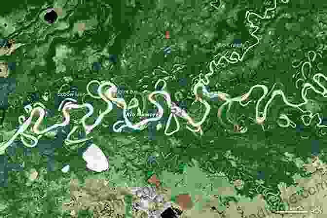 Satellite Image Of An Ancient Meandering River, Showcasing Its Sinuous Course Through The Landscape. Prehistoric Rivers Storm Dunlop