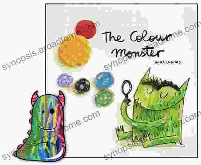 The Colour Monster Book Cover A Vibrant And Colorful Book Cover Featuring A Monster Surrounded By Swirling Colors. The Colour Monsters Deborah Donenfeld