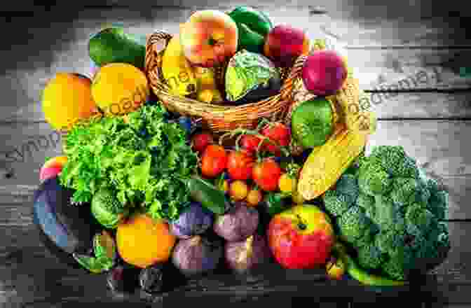 Vibrant Array Of Fresh Fruits, Vegetables, Lean Meats, And Nuts Representing The Paleo Diet The Four Week Paleo Challenge (Paleo Recipes Paleo Diet Recipes How To Lose Weight Weight Loss Gluten Free Diet Detox Healthy Recipes Fat Burning Foods) (Four Week Diet Plans 1)