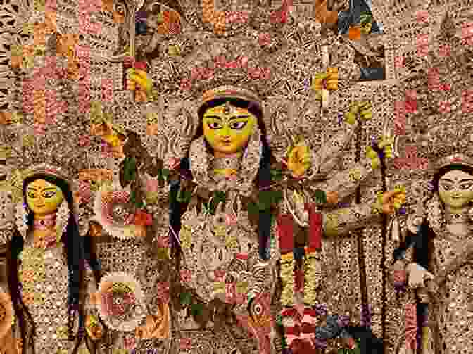 Vibrant Celebration Of Goddess Worship In West Bengal Offering Flowers Feeding Skulls: Popular Goddess Worship In West Bengal