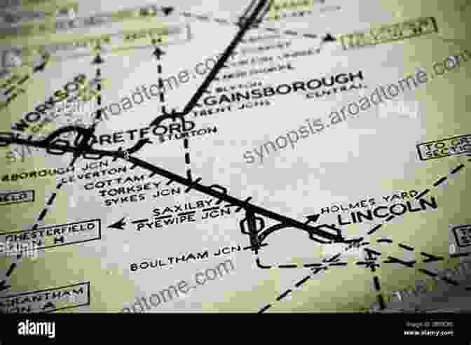 Vintage Map Highlighting The LNER's Extensive Network LNER: The London And North Eastern Railway (Shire Library)