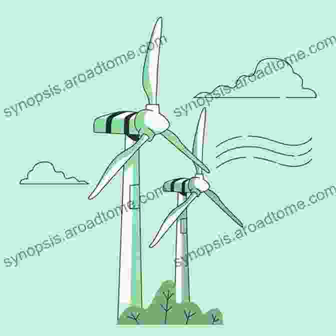 Wind Turbines Dotting A Hillside, Harnessing The Power Of The Wind For Sustainable Energy Generation. Land Use Requirements Of Solar And Wind Power Generation: Understanding A Decade Of Academic Research