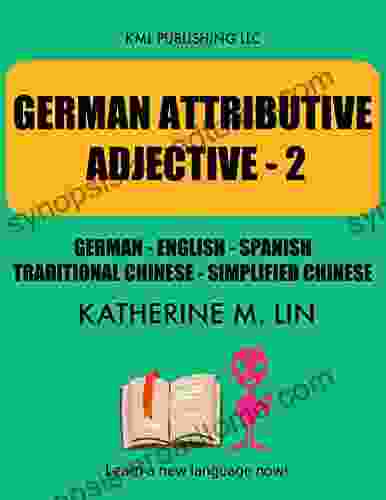 GERMAN ATTRIBUTIVE ADJECTIVES 2 German English Spanish Chinese (GERMAN VOCABULARY BOOK)